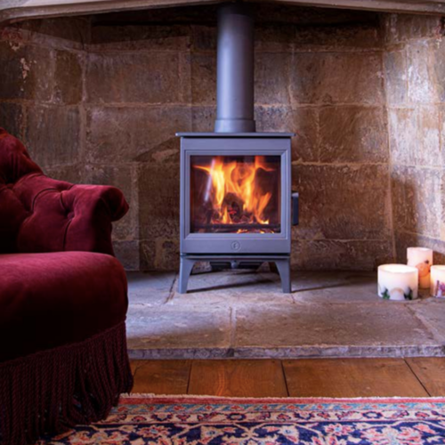Cranmore 5 Charnwood - Poêle à bois rustique et vintage