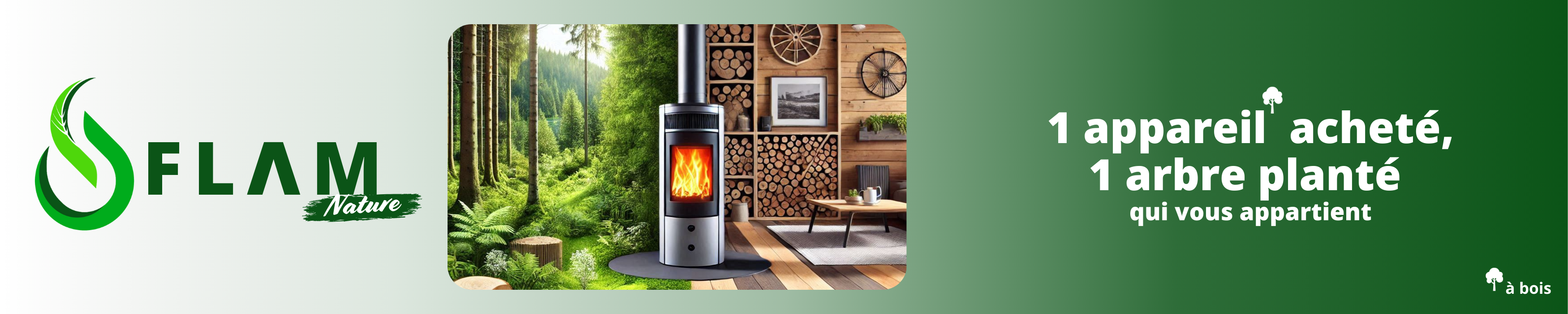 FLAM Nature : 1 arbre acheté, 1 arbre offert