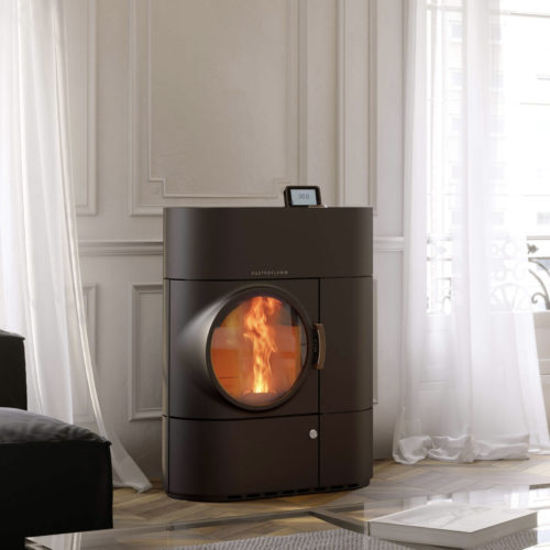 poele mixte bois granules qualité austroflamm clouduo